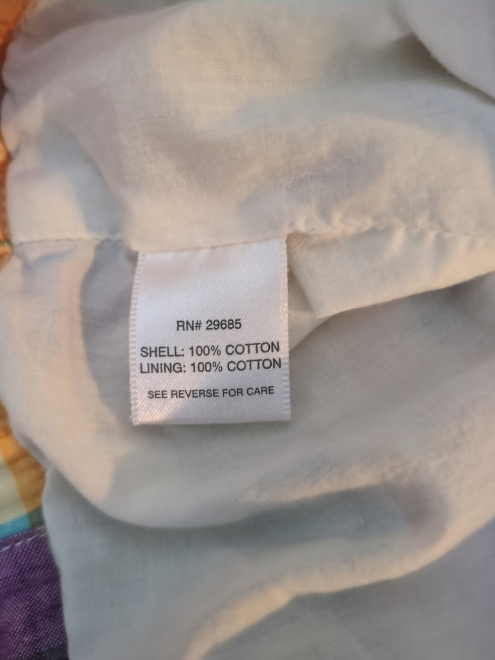 Vtg Pendleton Med Y2K Cotton Madras Plaid Patchwork Utility Cropped Jacket Boho - Picture 8 of 9